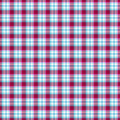Image showing Seamless pink-blue-white geometric pattern