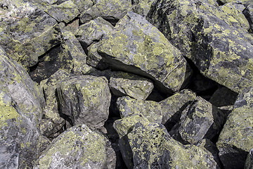 Image showing  gravel stones closeup 