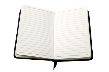 Image showing  blank pages of notebook