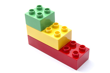 Image showing Colorful building blocks