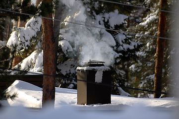 Image showing Firewood or electric heater