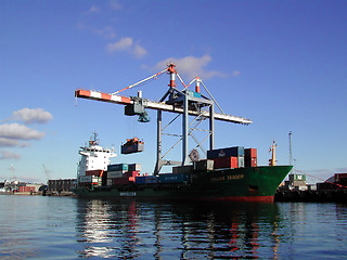 Image showing Container ship