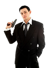 Image showing man with a gun