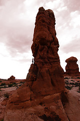 Image showing Rock climbing