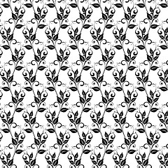 Image showing seamless floral pattern