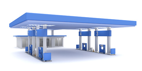 Image showing Gas station