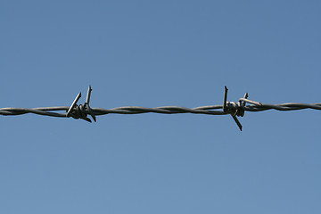 Image showing Barbed wire