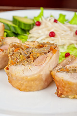 Image showing Chicken rolls