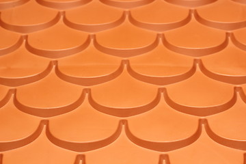 Image showing plastic roof tiles