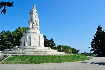 Image showing Monument to Russian soldiers in Seaside (Primorski) Park (Garden) in Varna, Bulgaria