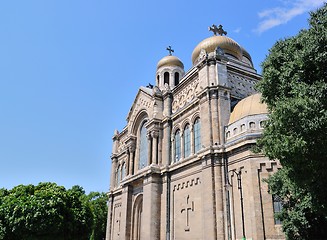 Image showing Assumption Cathedral (Cathedral of the Assumption of the Virgin; Dormition of the Theotokos Cathedral) in Varna, Bulgaria