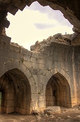 Image showing Castle ruins in Israel