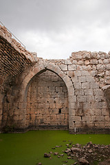 Image showing Castle ruins in Israel