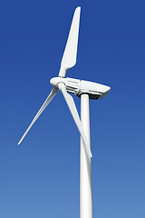 Image showing close up wind turbine