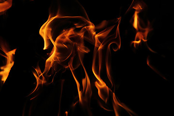 Image showing fire background