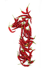 Image showing 1 - number from red chili