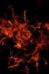 Image showing fire background