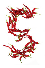 Image showing 5 - number from red chili