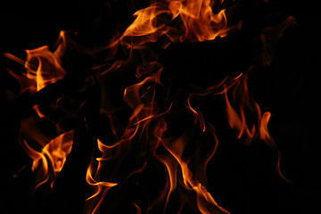 Image showing fire background