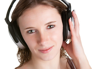 Image showing Woman with Headphones