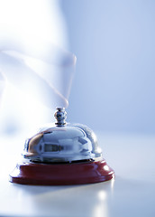 Image showing Close up photo of a bell 