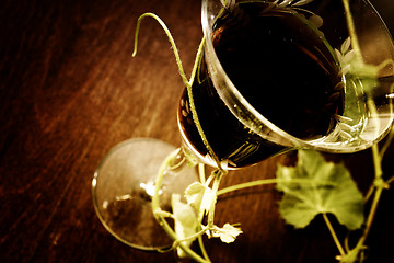 Image showing Red wine