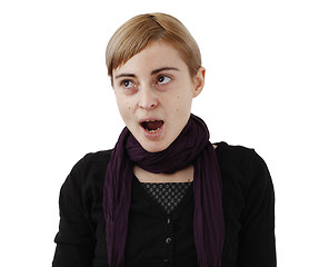 Image showing Woman surprised