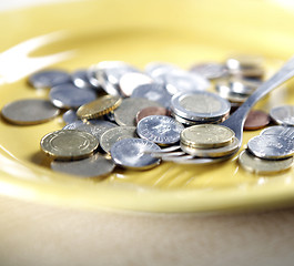 Image showing Money for eat