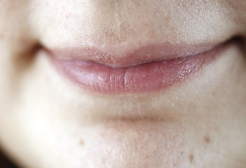 Image showing Woman's close mouth