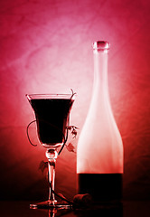 Image showing Red wine