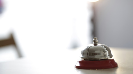 Image showing Close up photo of a bell 