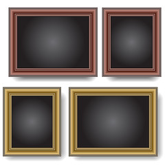 Image showing Frames on the wall. Vector illustration.