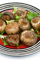 Image showing Roasted Mushrooms