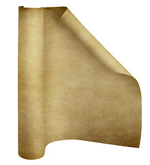 Image showing old parchment scroll