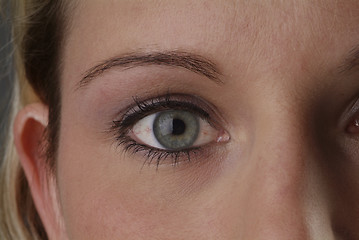 Image showing blue woman eye