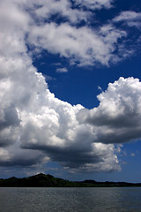 Image showing cloudy hill