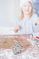 Image showing Star shaped gingerbread cutter