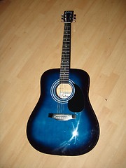 Image showing blue guitar 1