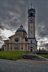 Image showing  tower and clock  zurich switzerland