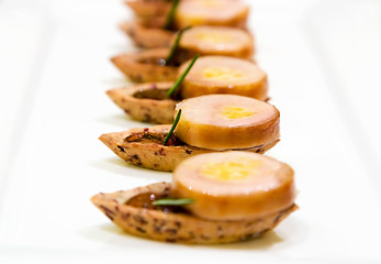 Image showing Torched Foie Gras