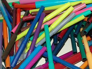 Image showing felt pens