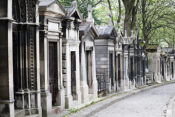 Image showing Pere Lachaise cemetery, Paris