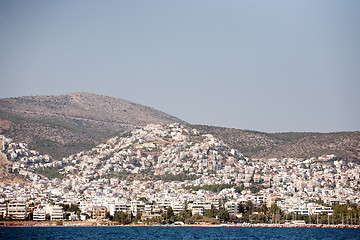 Image showing Athens view from the sea