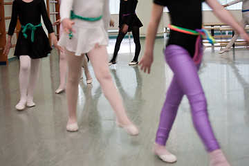 Image showing young gymnast girls