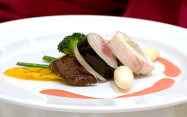 Image showing Steamed Scallop with Tuna