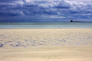 Image showing madagascar mountain  sand  in indian ocean 