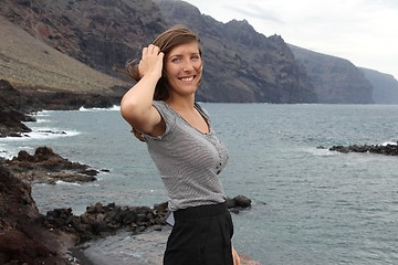 Image showing Tenerife female tourist