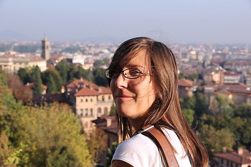 Image showing Girl in Italy