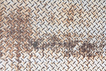 Image showing Diamond plate background