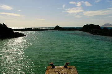 Image showing ocean view at Lobos, Canary Island